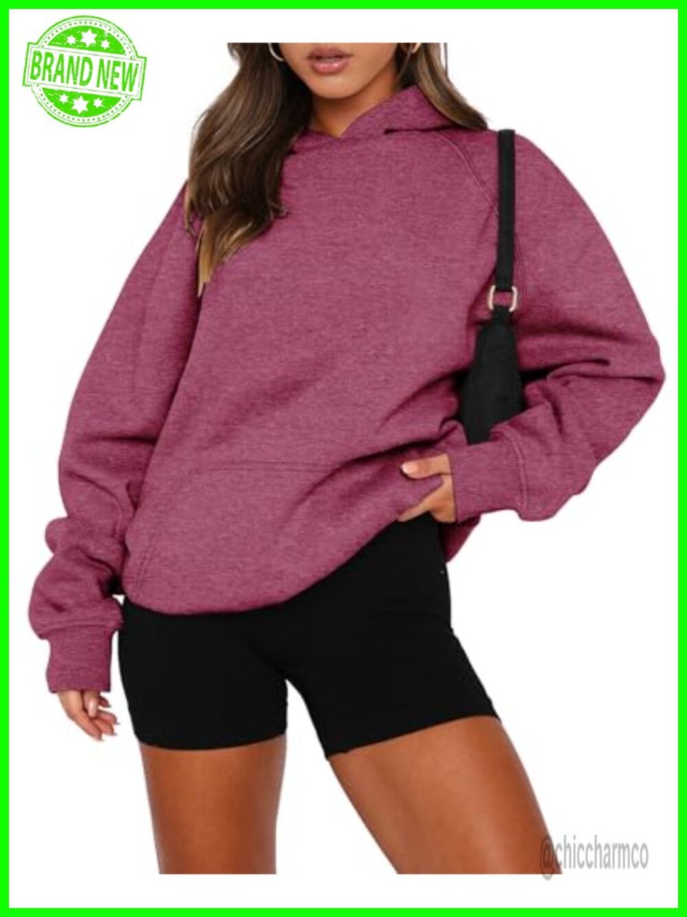 Pullover Hoodie Kangaroo Pocket Fleece Sweatshirt Long Sleeve Casual